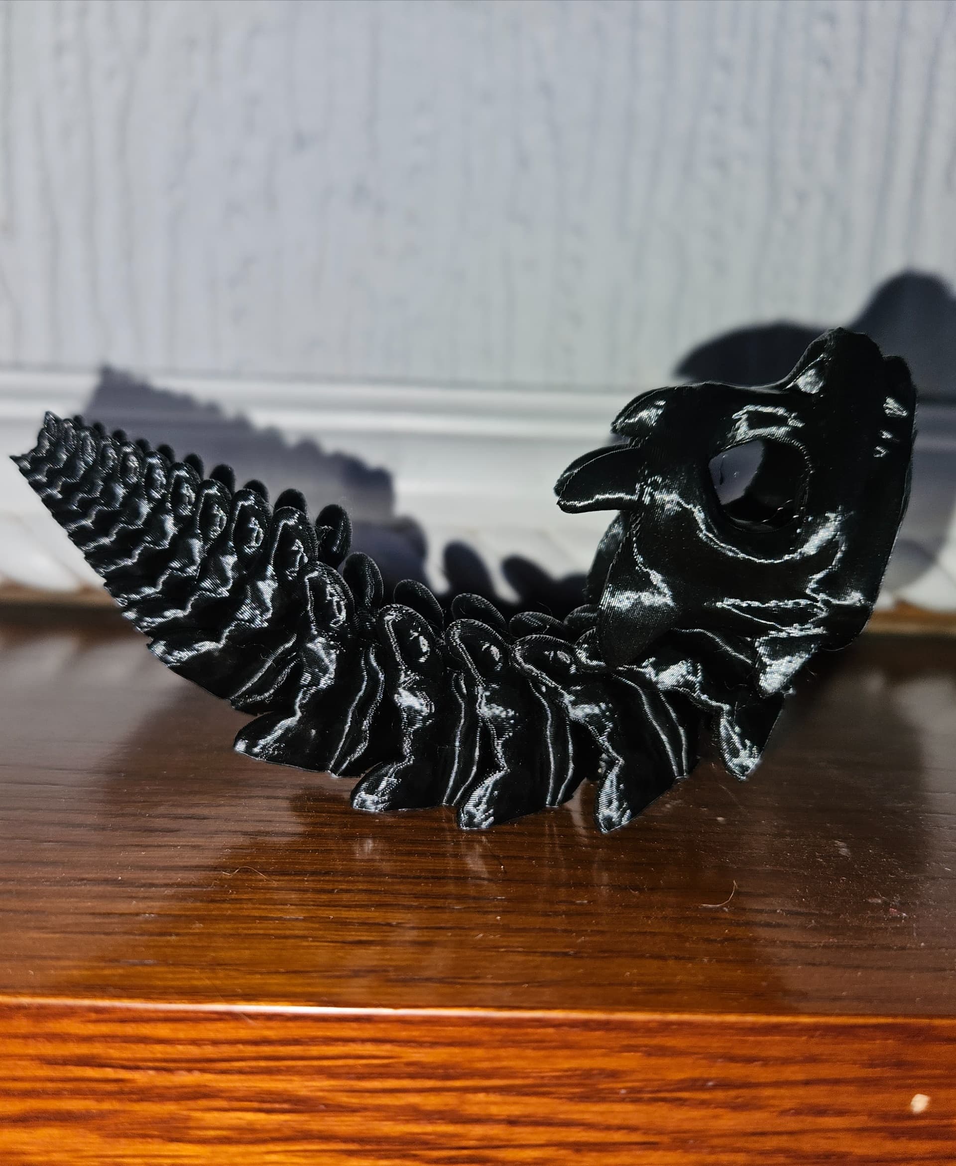 This came out so well! Settings as described and 20% infill. Giantarm black PLA bed 60° nozzle 200° on Ender 3 S1 pro. On to the big boi now!