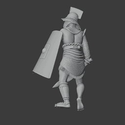 Andabata Gallus Gladiator 3d model