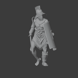 Andabata Gallus Gladiator 3d model