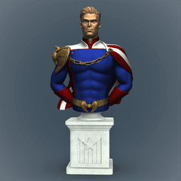Homelander Bust -The Boys 3d model