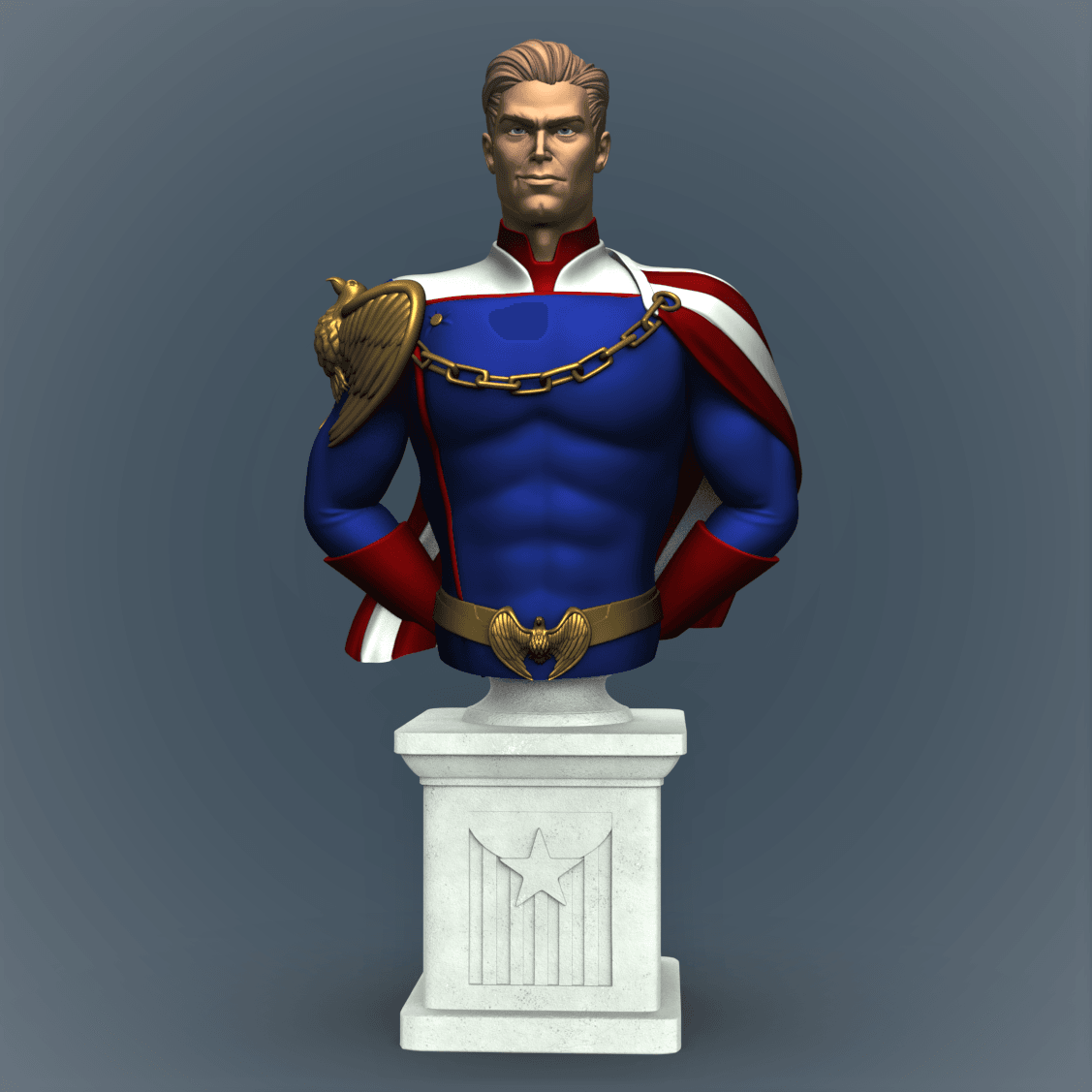 Homelander Bust -The Boys 3d model