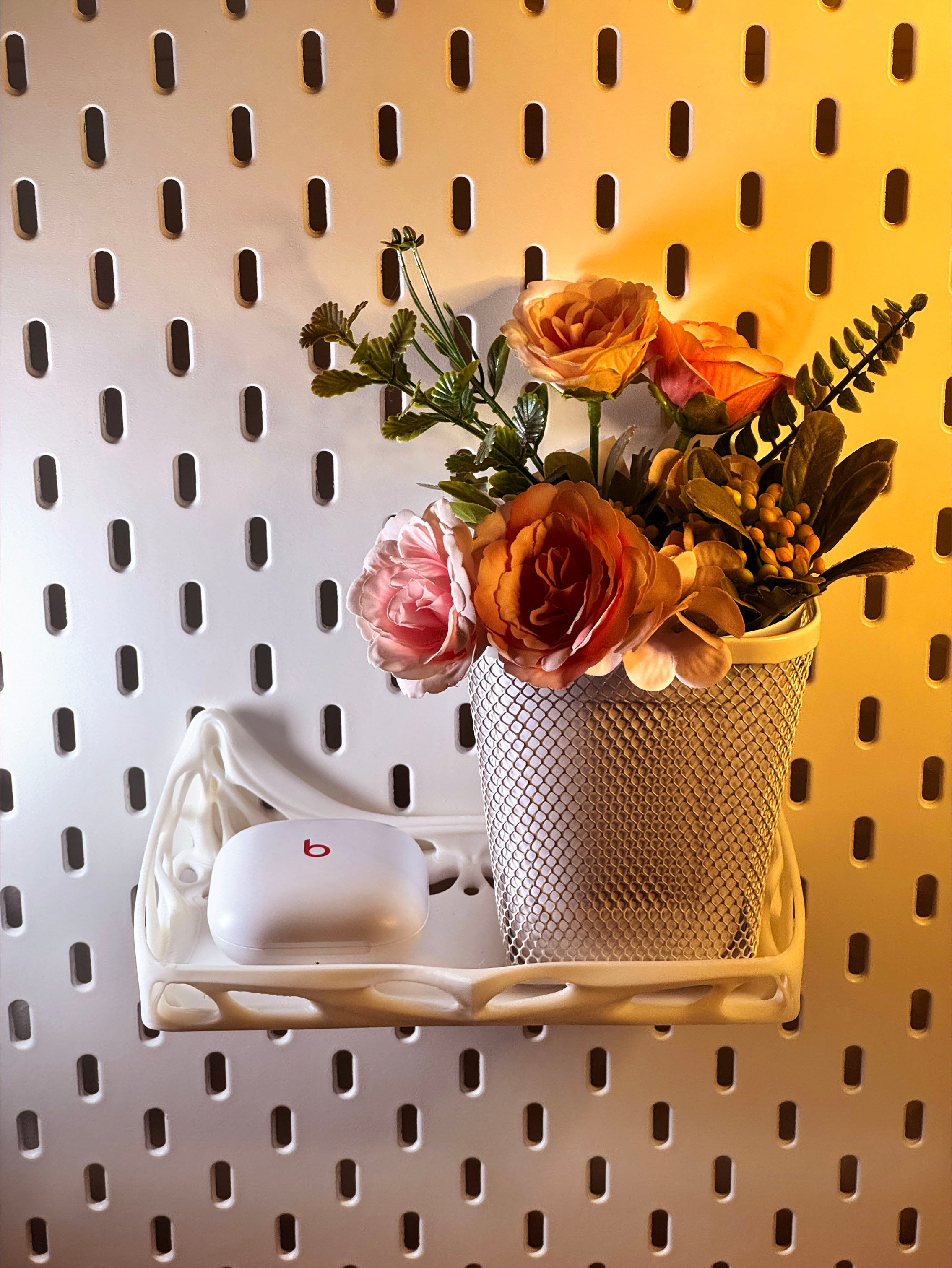 SHELF "Bøje" (for IKEA Skadis Pegboard) 3d model