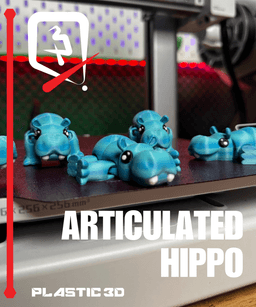 Articulated Hippo 3d model