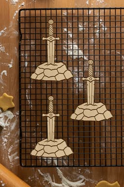 Sword Cookie Cutter, Biscuit Cutter 3d model