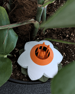 Flower01 - Self-Watering Insert 3d model