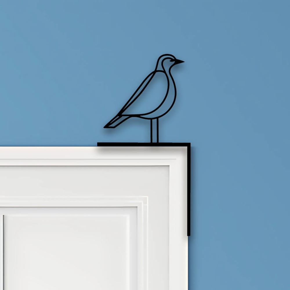 Bird Door Corner Decor 3d model