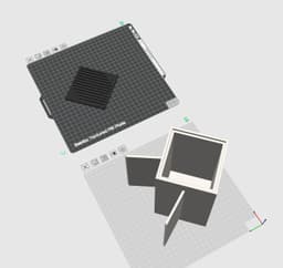 The QUADRA Decorative Book Stand 3d model