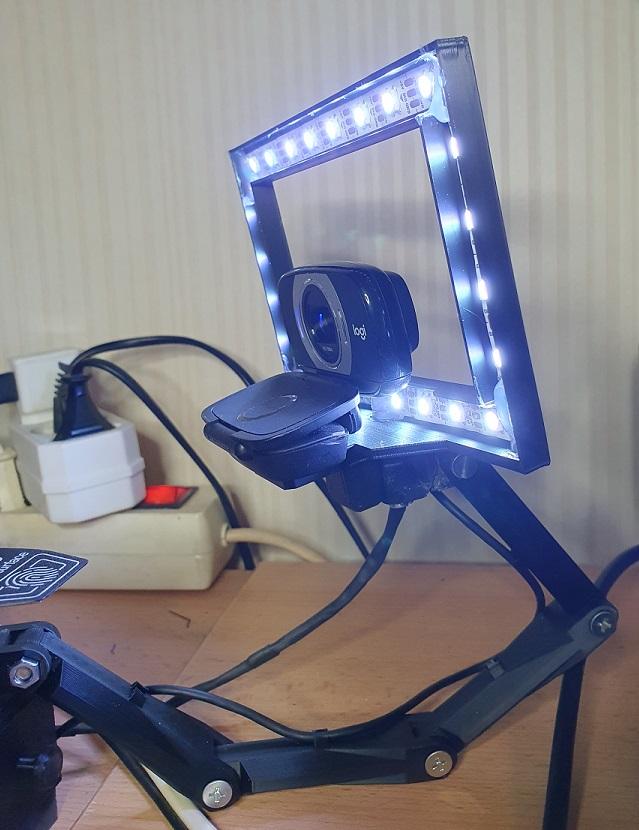 Camera Arm with Leds holder and Improved movements 3d model