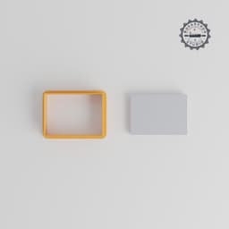 Rectangle Shape Cutter Set, 18-Piece, Box Shape & Quadrilateral Forms, Perfect for Cookies, Fondant, Clay, Size Range 0.75"-5.00" PRODUCT_1179 3d model