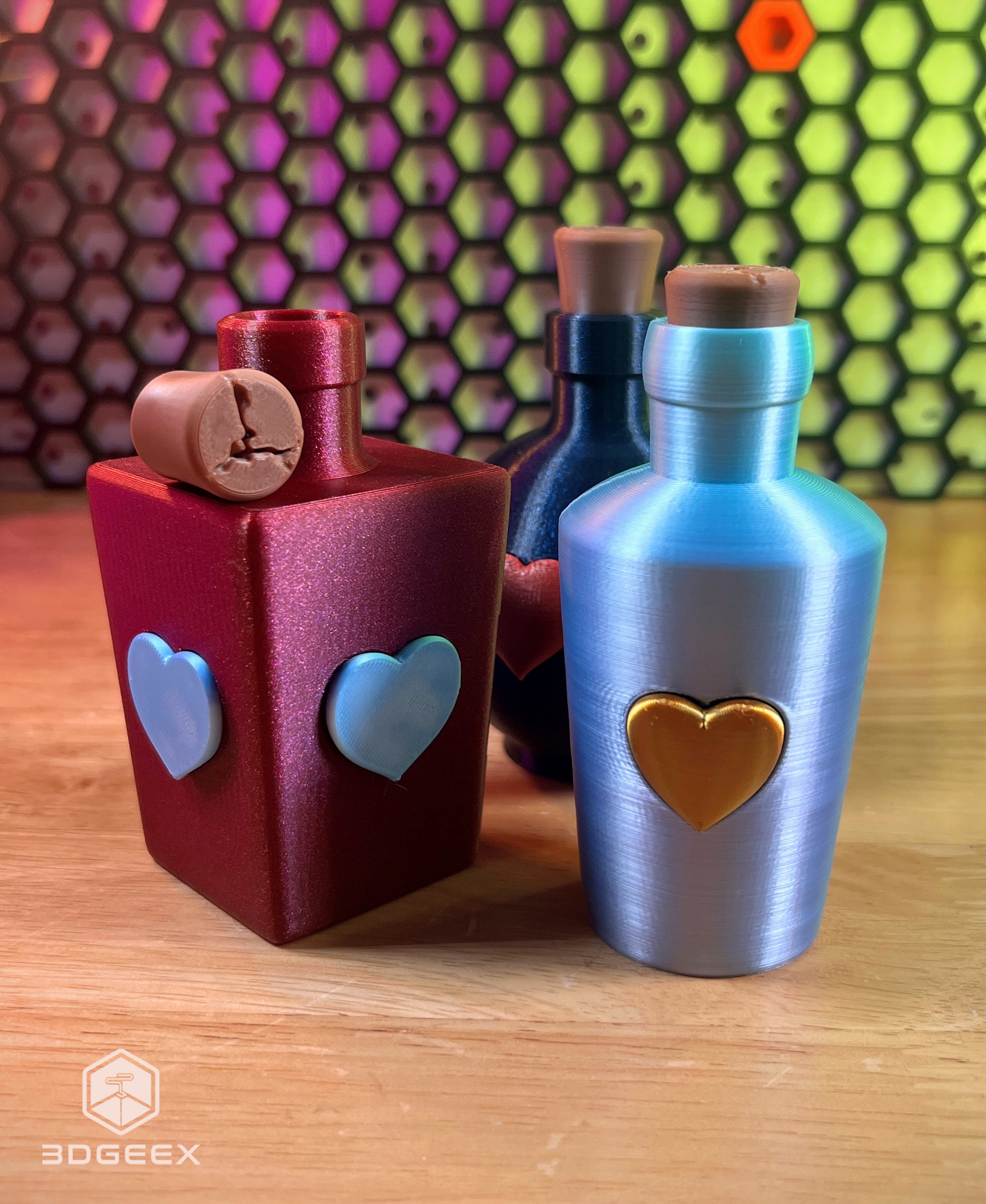 Floating Love Potions 3d model