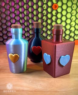 Floating Love Potions 3d model