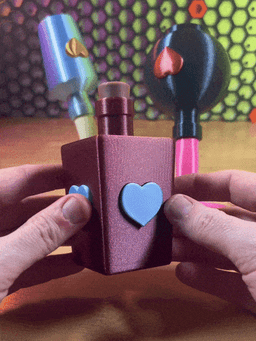 Floating Love Potions 3d model