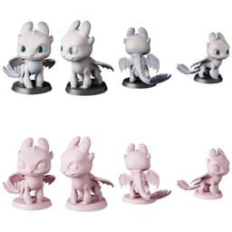 How to Train Your Dragon STL Files - Hiccup Toothless - Vikings 3D Print Models 3d model