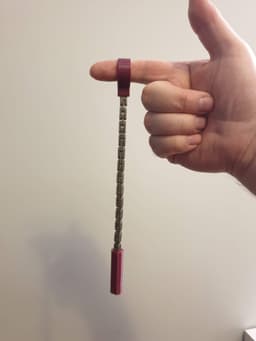 Ringchaku Spinning Fidget Toy 3d model