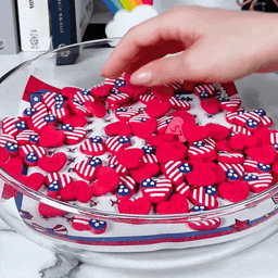 The 100 Hidden USA Hearts 4th July Game + PDF 3d model