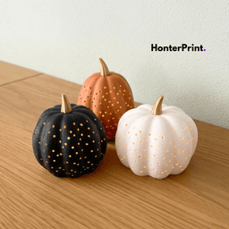 Luxury Pumpkin Lantern Bundle STL | LED Candle Pumpkin Set | Fall Decor 3D Print Files | Autumn Pump 3d model