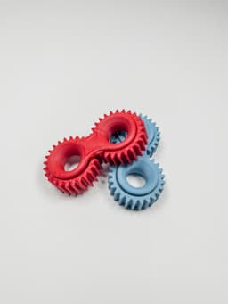2-Gear Fidget 3d model