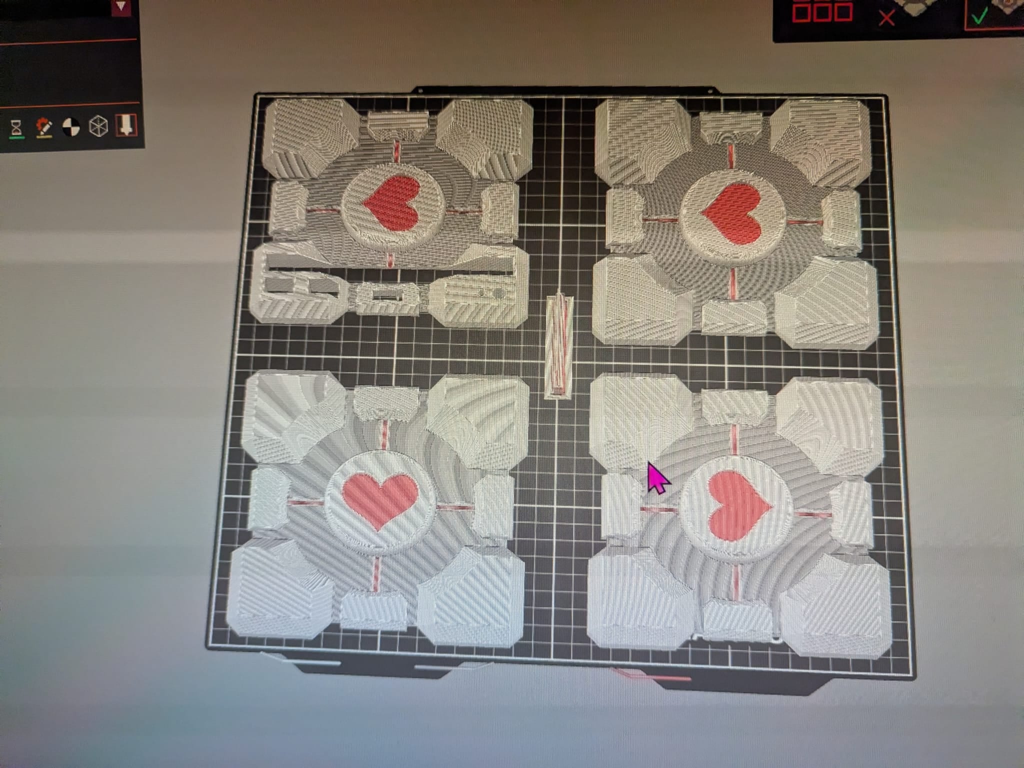 Steam Machine Companion Cube Cover 3d model