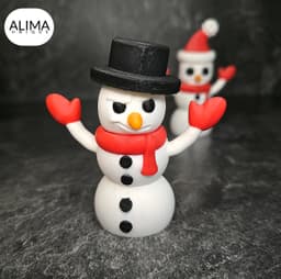 Flexi Snowman Buddies 3d model