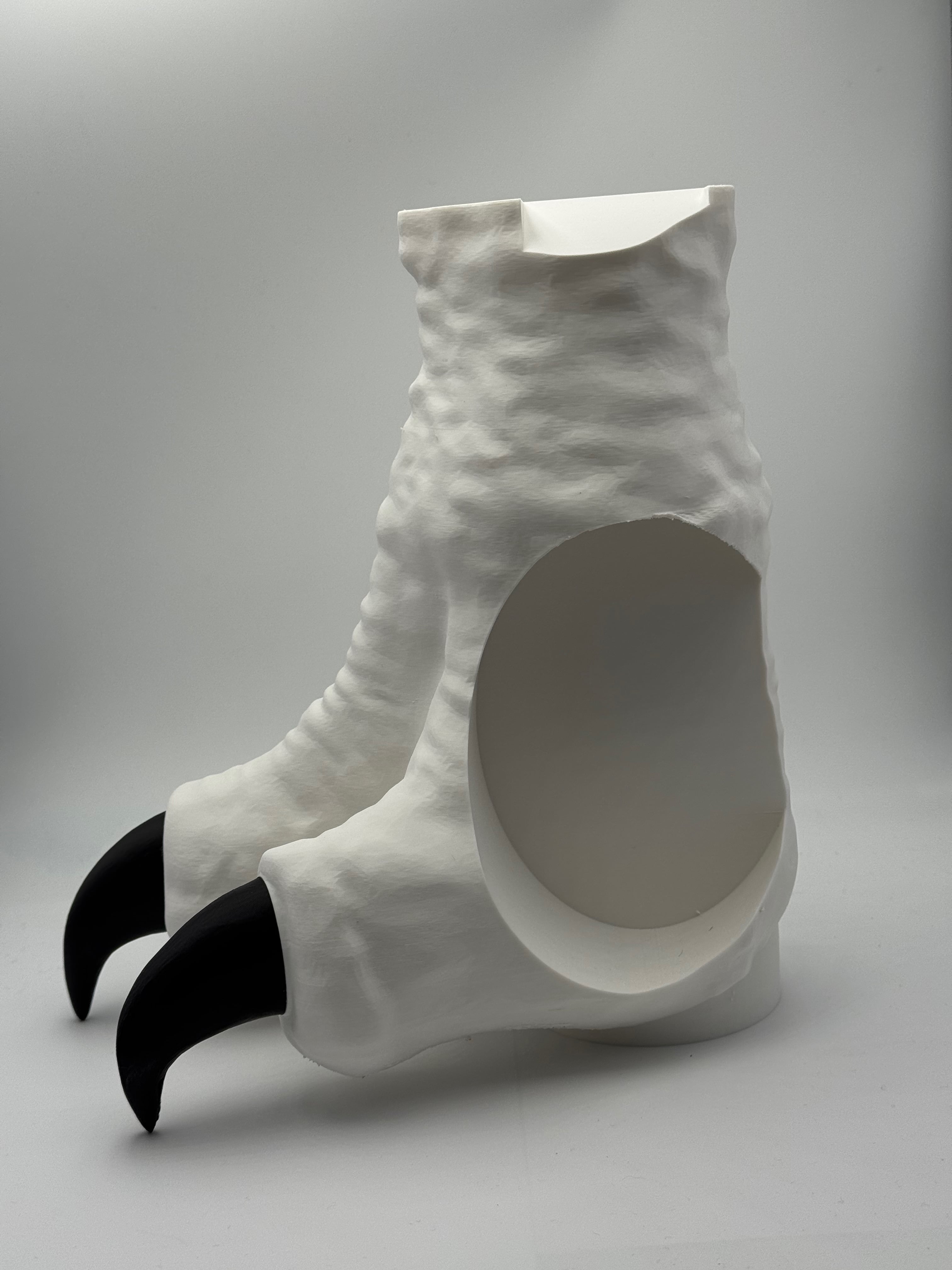 Raptor Claw Headset Stand 3d model