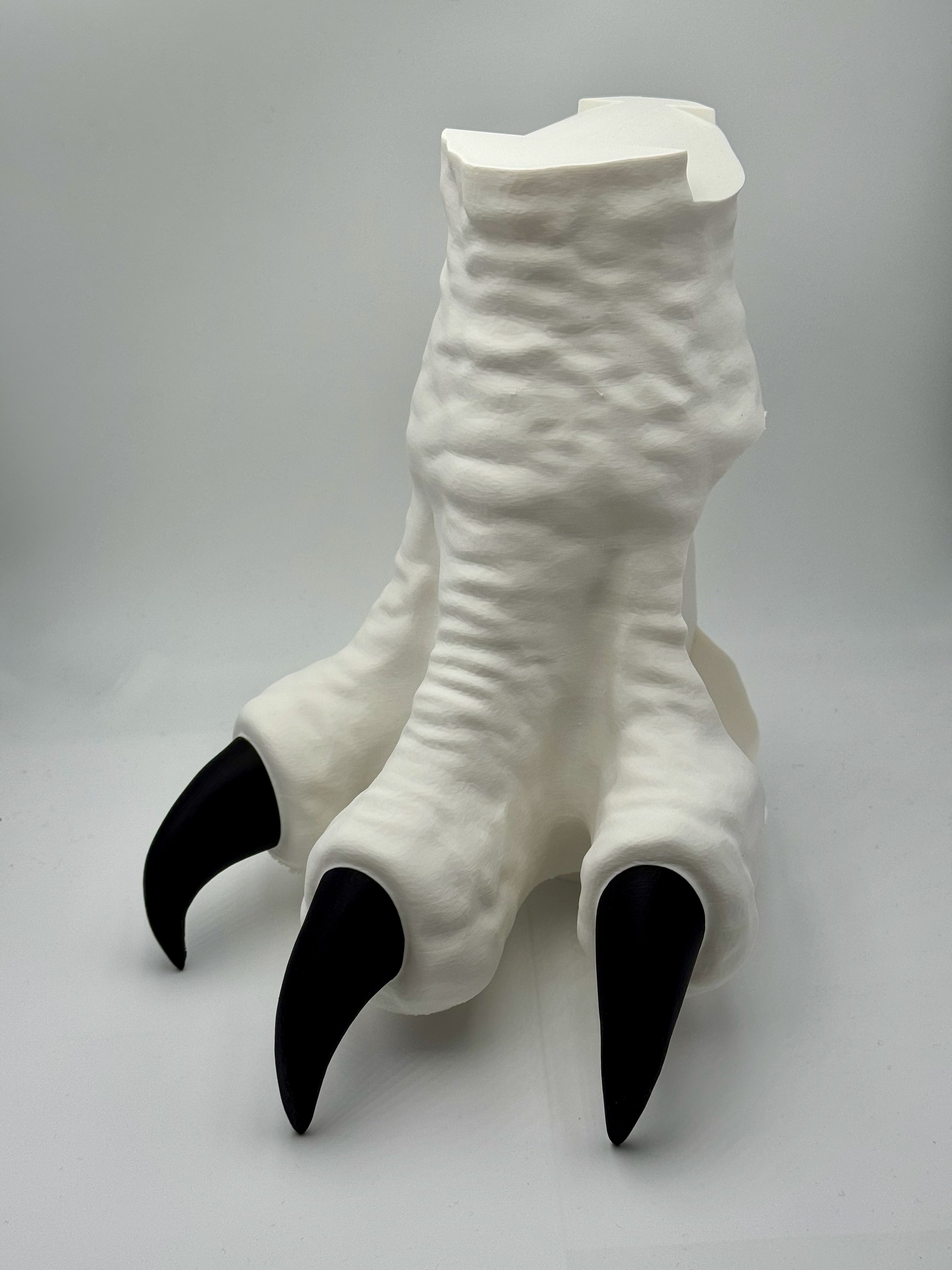Raptor Claw Headset Stand 3d model