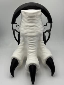 Raptor Claw Headset Stand 3d model