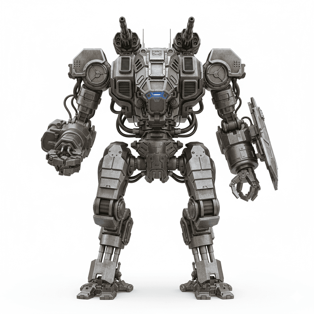 Military Mechs : Iron Fortress Walker Mech 3d model