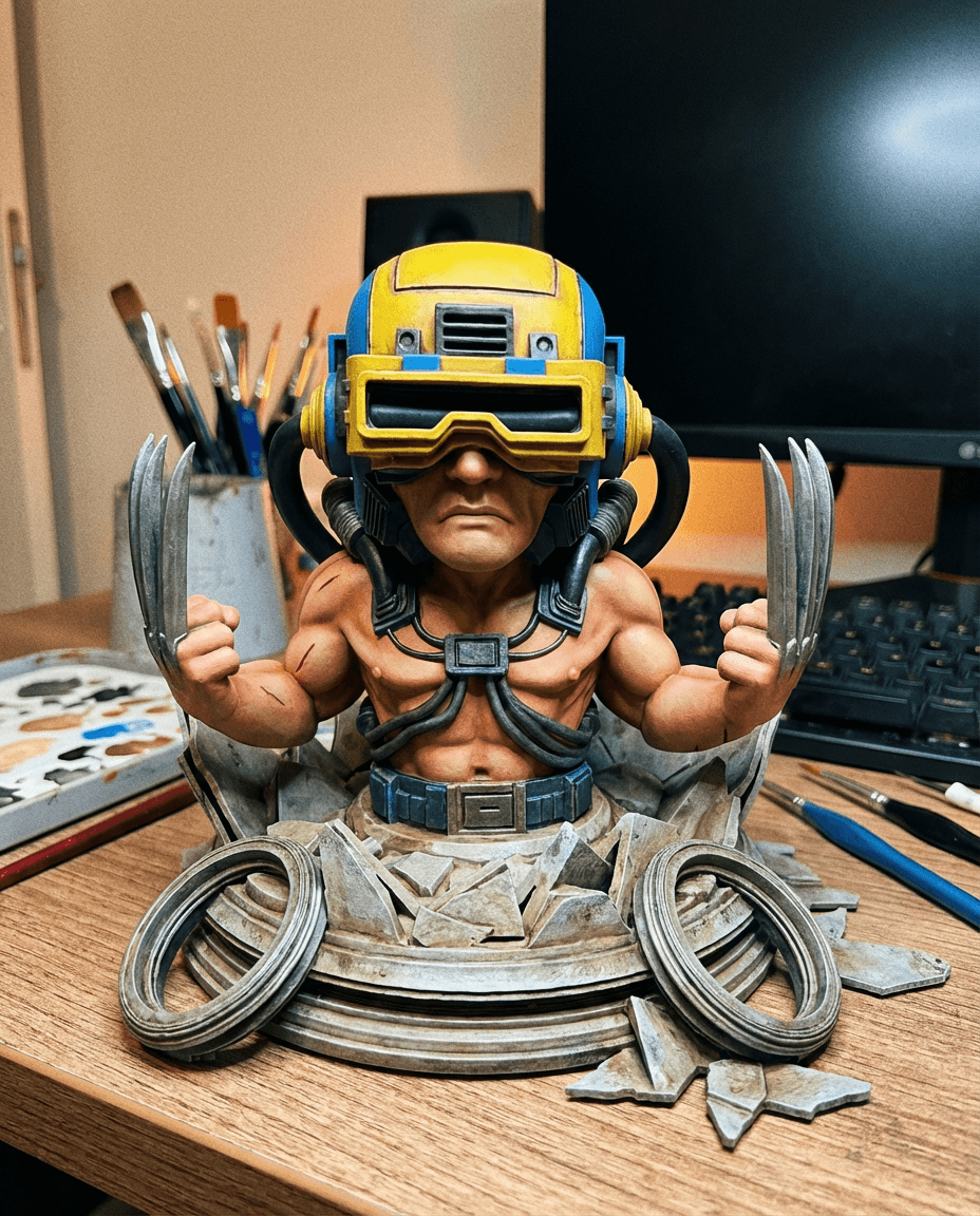 Wolverine Weapon X Bust | Logan Marvel | High Detail Figure 3d model