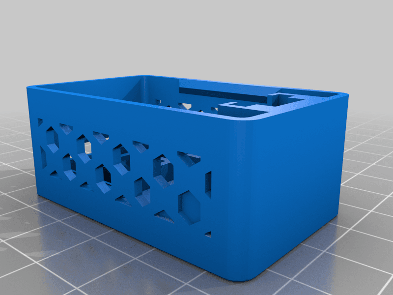 ESP32 CAM case More ventilation,sd card slot and led slot 3d model