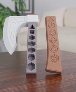 RPG - Axe Dice Holder 3d model