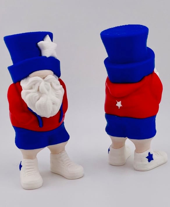 Patriotic Chill Gnomes 3d model