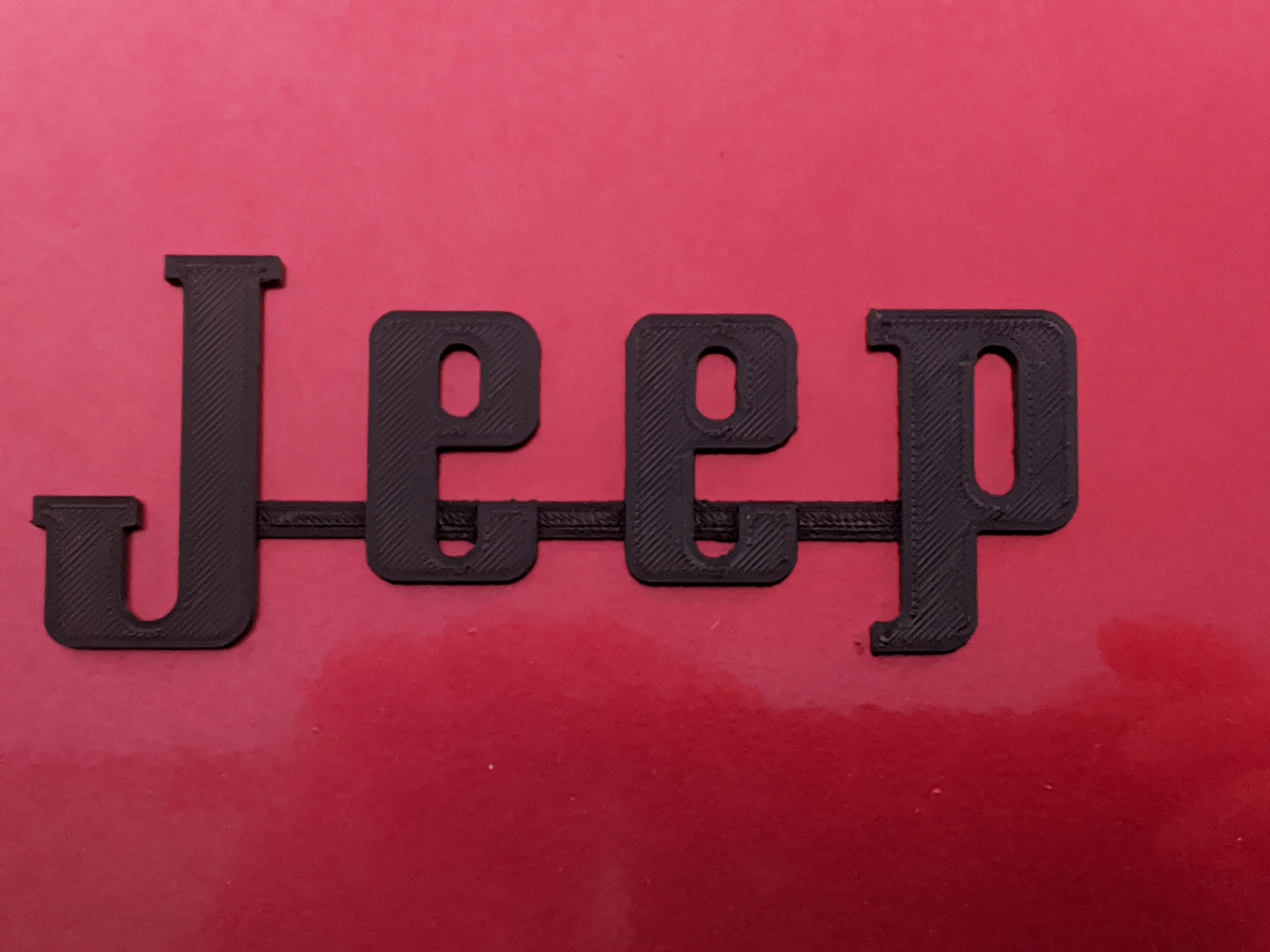 Classic Retro Jeep Emblem Badge 3d model