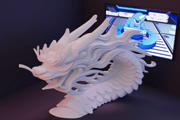 Escultura cabeca dragao.stl 3d model