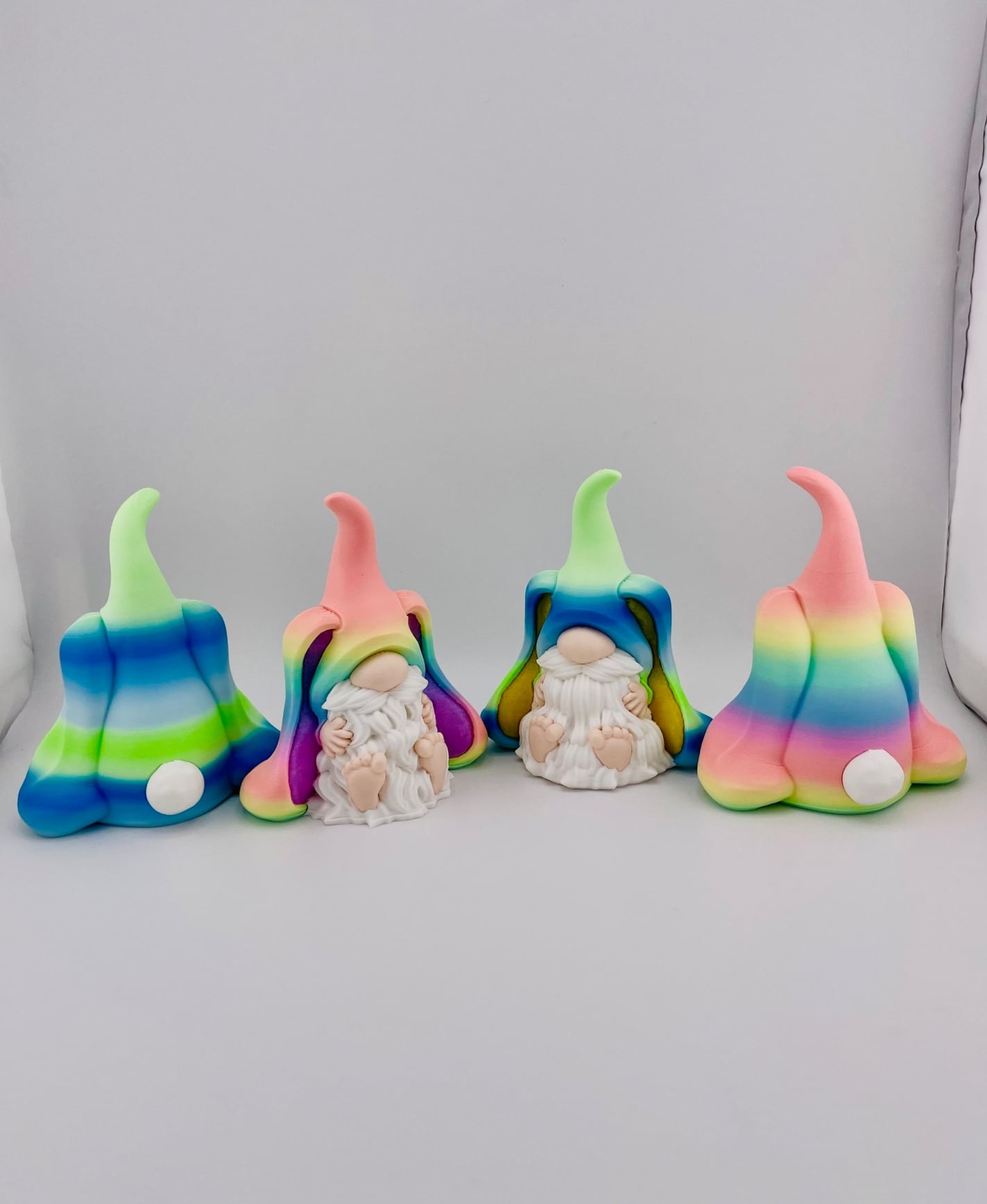 Long Ear Bunny Gnome -Tall Hat 3d model