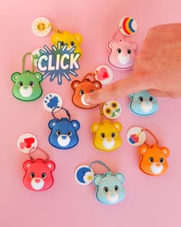 Care Bears Clicker Collection | Cute Bear Fidget Clickers Keychain 3d model