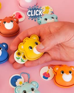 Care Bears Clicker Collection | Cute Bear Fidget Clickers Keychain 3d model