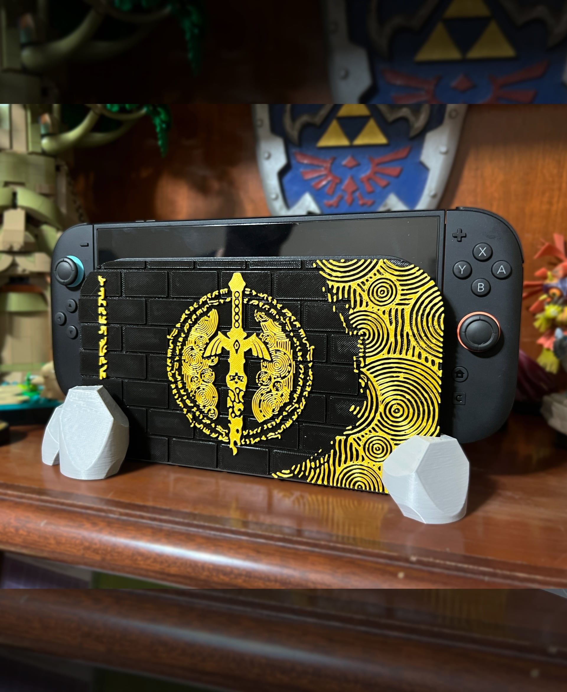 Switch 2 Dock Cover - Zelda Tears of the Kingdom 3d model