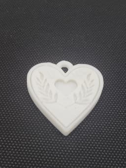 Heart, Necklace, Key Chain, for Lovers, Couples 3d model