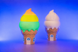 Ice Cream Fairy house Lamp 3d model