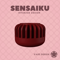 74. Cylinder V41 Custom Vase Design - Ikebana Home Decoration 3d model