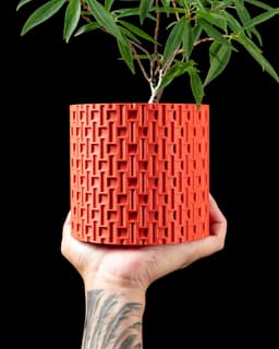 Tile Planter Pot by MODERN MACHINE 3d model