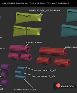 EE-3 Carbine Rifle 3d model