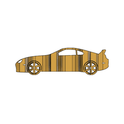 MK4 Supra 3D Car Flip Art 3d model