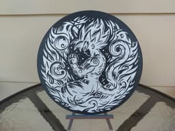 Dragonball Z wall art 3d model