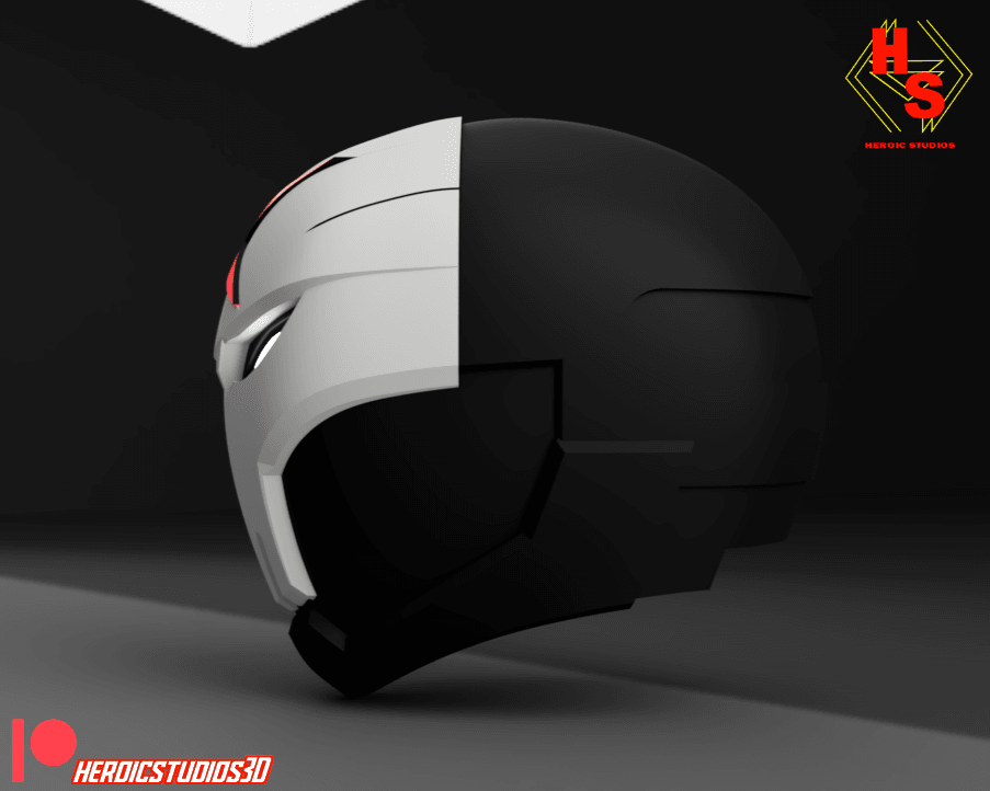 Red X Helmet 3d model