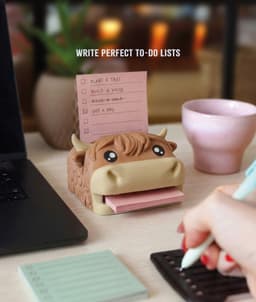 Highland Cow Desk Organizer 3d model