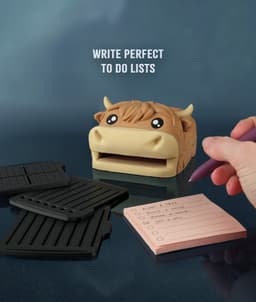 Highland Cow Desk Organizer 3d model
