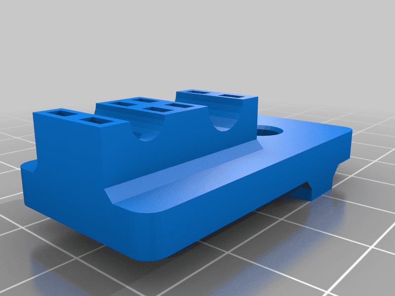 Ender 5 Pro Extruder Bowden and Cable Relief 3d model