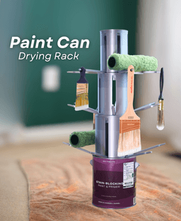 Paint Can Drying Rack 3d model