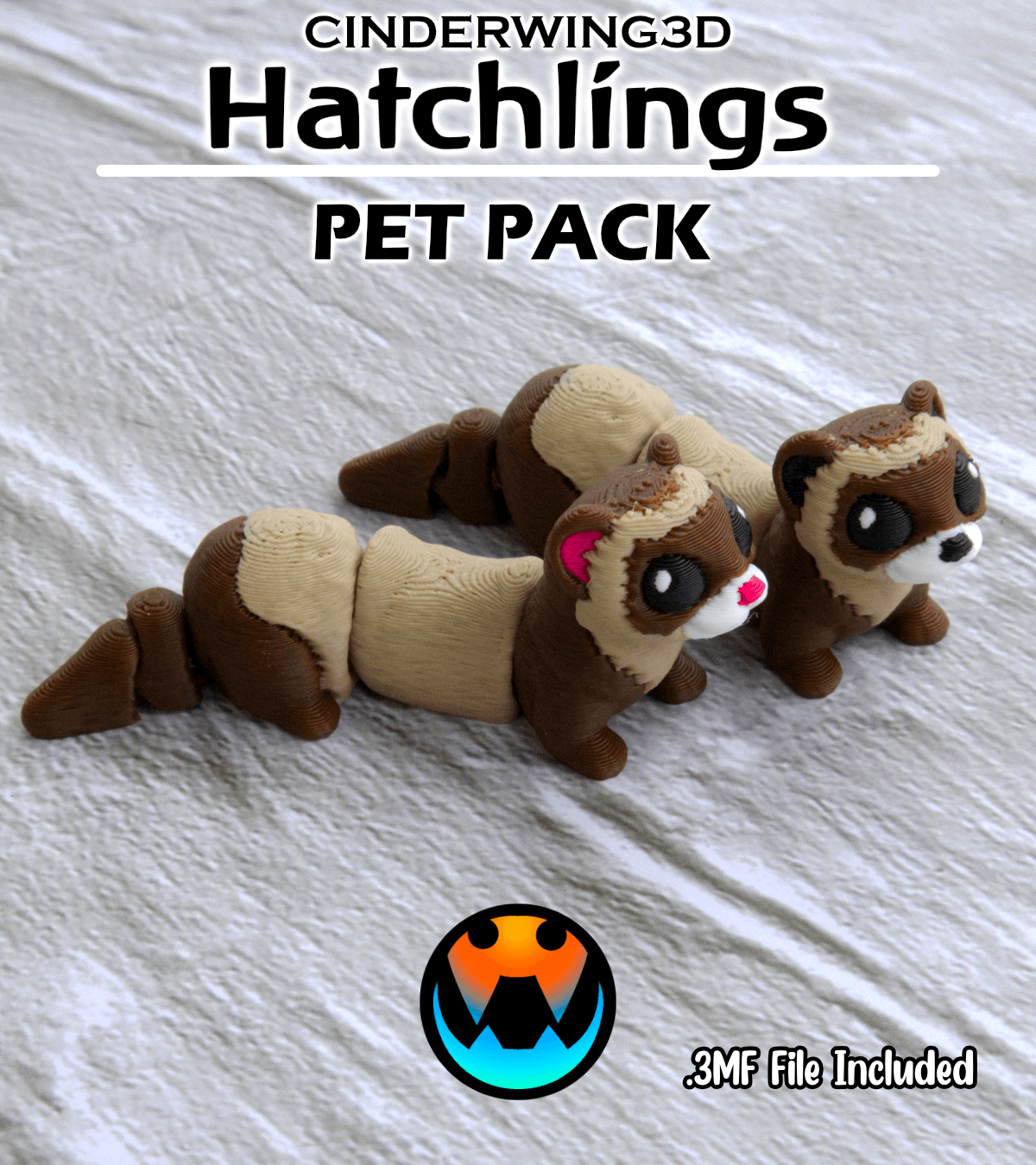 Ferret - Hatchling 3d model